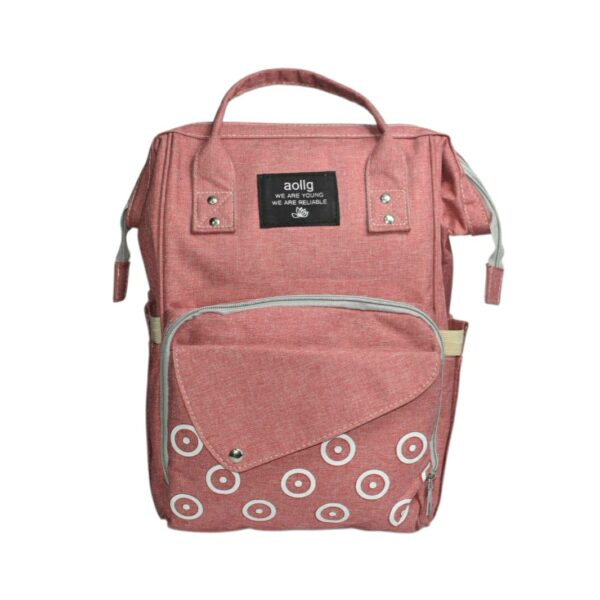 Pañalera morral con puntos